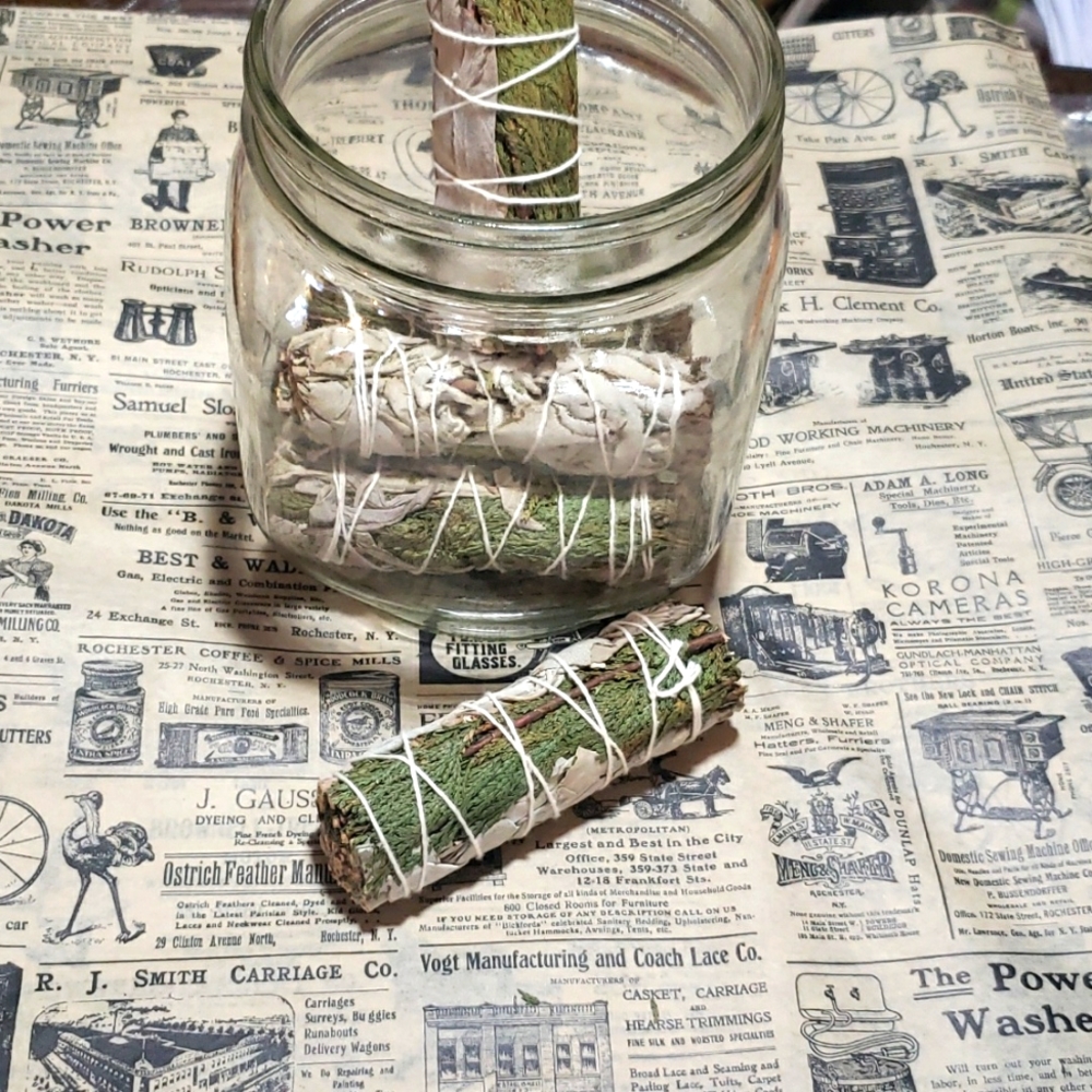 Cedar and White Sage Bundle